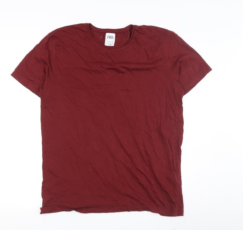 Shirt girocollo zara - t-shirt, uomo
