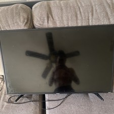 Flat Screen LED TV Black with