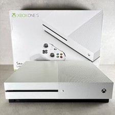 XBOX ONE S CONSOLE Microsoft 500GB Bianco COMPLETA Con Scatola + Cavi