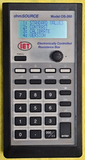 iET Labs OS-260 Test Equipment Decade Box Calibrazione RTD Simulatore Resistenza