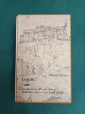 Parnaso italiano leopardi - italiano,