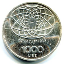 Italia 1000 lire roma capitale - italia,
