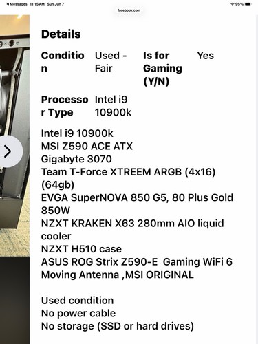 Gaming precostruito nzxt - pc,