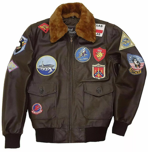 Giacca uomo vera pelle - top, gun