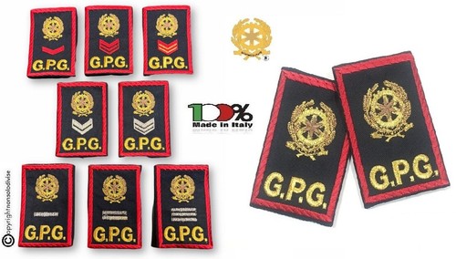Gradi tubolari ricamati - gradi,