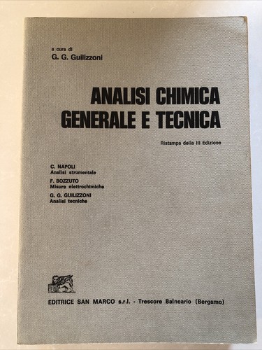 Analisi chimica generale - analisi,