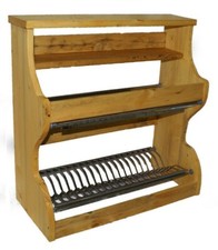 Piattaia in legno gocciolatoio