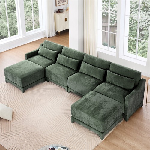 Set divano posti - set, elegante