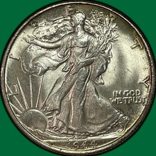 Moneta mezzo dollaro 1944