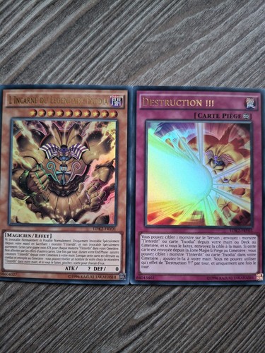 Lotto 2 carte fr - yu-gi-oh!,