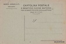 # MILANO: testatina BANCO JARACH & C. C. A BENEFICIO CUCINE MATERNE PER ...