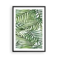 Poster 50x70cm palma foglia