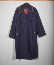 Giacca trench doppiopetto lana