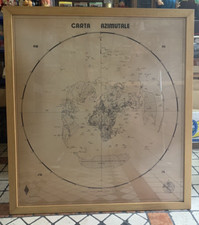 Vintage grande 92x84cm carta - 92x84cm,
