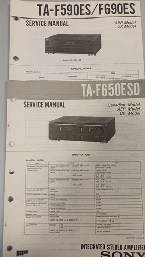 Service manual integrated - service,