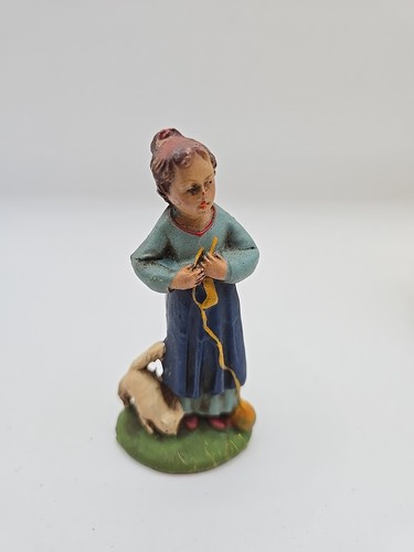Personaggio presepe vintage - presepe,