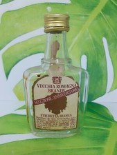 Vecchia Bottiglietta Vuota Vecchia Romagna Brandy Selezione Anniversario