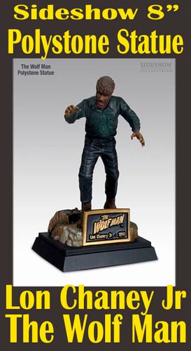 Sideshow polystone wolf man - 8",