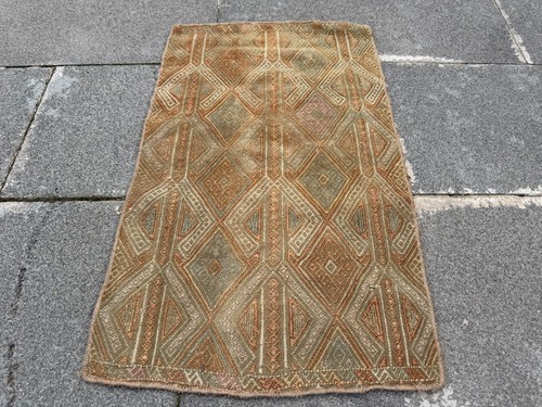 Tappeto vintage turco cicim - tappeto,