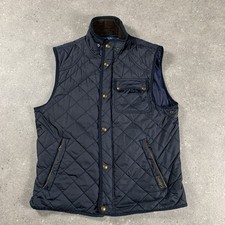 Polo Ralph Lauren giacca uomo blu medio gilet trapuntato velluto a coste colletto lavoro