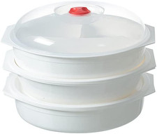 3 Ciotole per Microonde Con