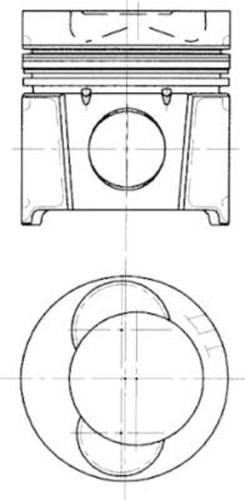 Pistone kolbenschmidt 99339600 - pistone,