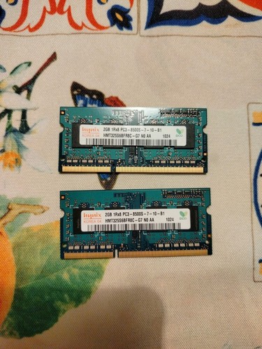 Ram 2gb 1rx8 - 1rx8, pc3-8500s-7-10-b1