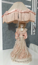Lampada da Tavolo Bambola Ceramica Vintage Retrò 70 cm