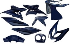 Kit Carene 9 Pezzi Edge per Yamaha Aerox fino Anno 2014 - Blu Metallizzato