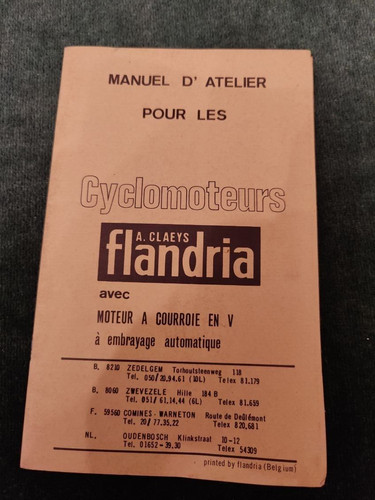 Flandria cyclomoteurs moteurs - flandria,