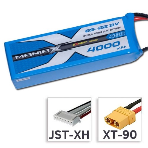 Maniax batteria lipo 2v - 6s, 22,2v