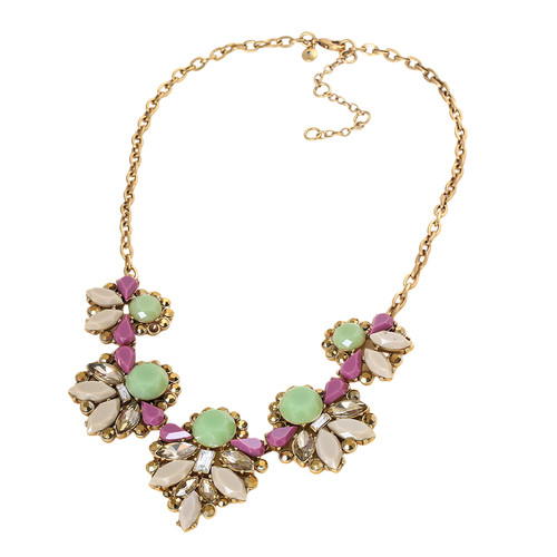 Collana bavaglino floreale