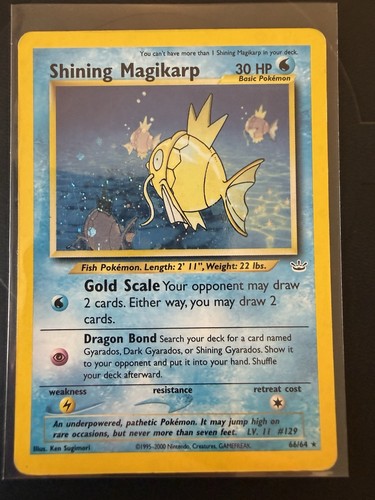 Shining magikarp neo - shining,