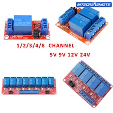 Modulo optoaccoppiatore DC5V 9V 12V 24V 1-2-4-8 canali relè alto basso livello Arduino