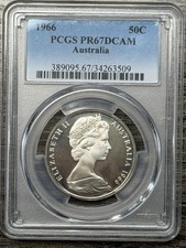 Australia 1966 Proof Argento