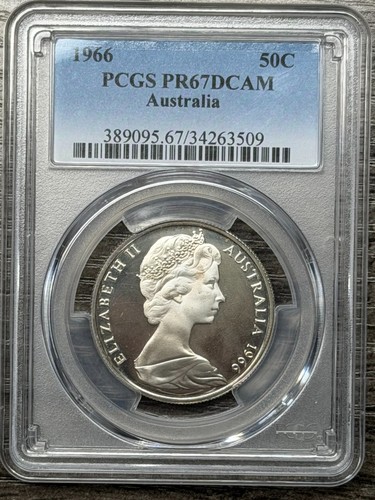 Australia 1966 proof argento - australia,