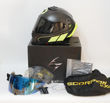 Casco Integrale M SCORPION EXO-R1 Carbon Corpus II Nero opaco Giallo Pinlock