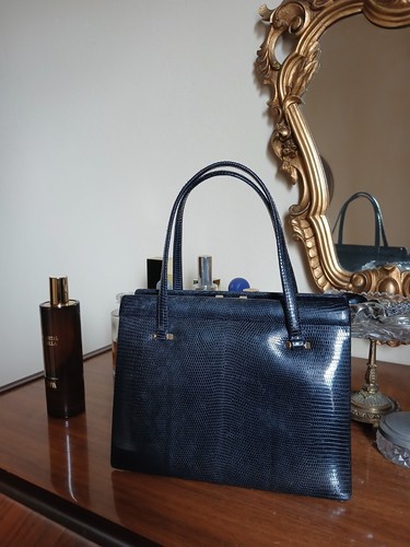 Borsa vintage pelle rettile - in,