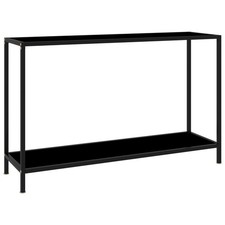 Tavolo Consolle Nero 120x35x75