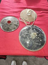 Lampadari Vintage Mitici Dischetti Smaltati  Originali Anni 50 Set 3 Pezzi