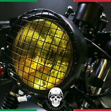 ?? GRIGLIA FARO ANTERIORE MOTO CAFE RACER SCRAMBLER CUSTOM SPECIAL