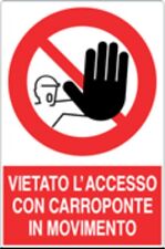 M-ITALY CARTELLO - VIETATO