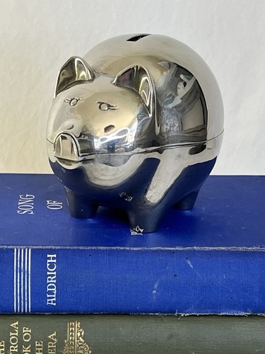 Salvadanaio vintage metallo