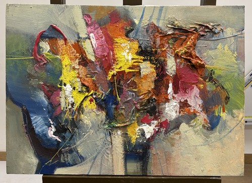 Quadro olio tela - ad,