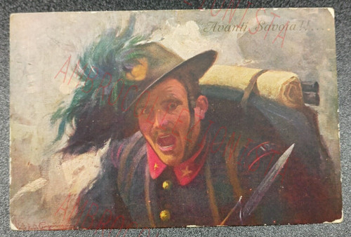 Cartolina postale pittore - postale,