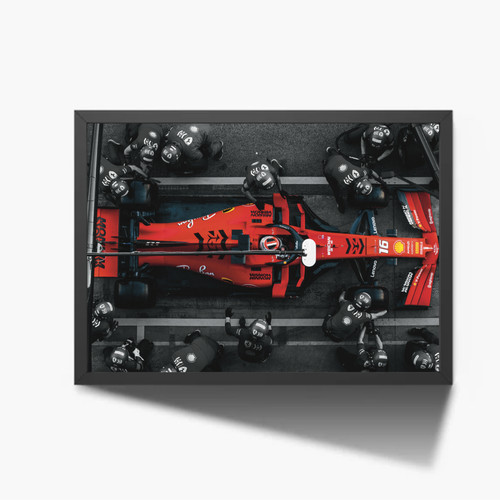Charles leclerc ferrari stampa - charles,