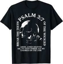 T-shirt unisex Salmo 3:7