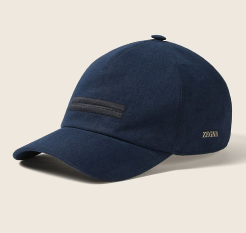Berretto baseball zegna blu - da,