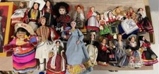 lotto bambole souvenir vintage 27 pezzi italiane e straniere