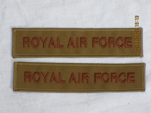 Lettering royal air force - 2x,